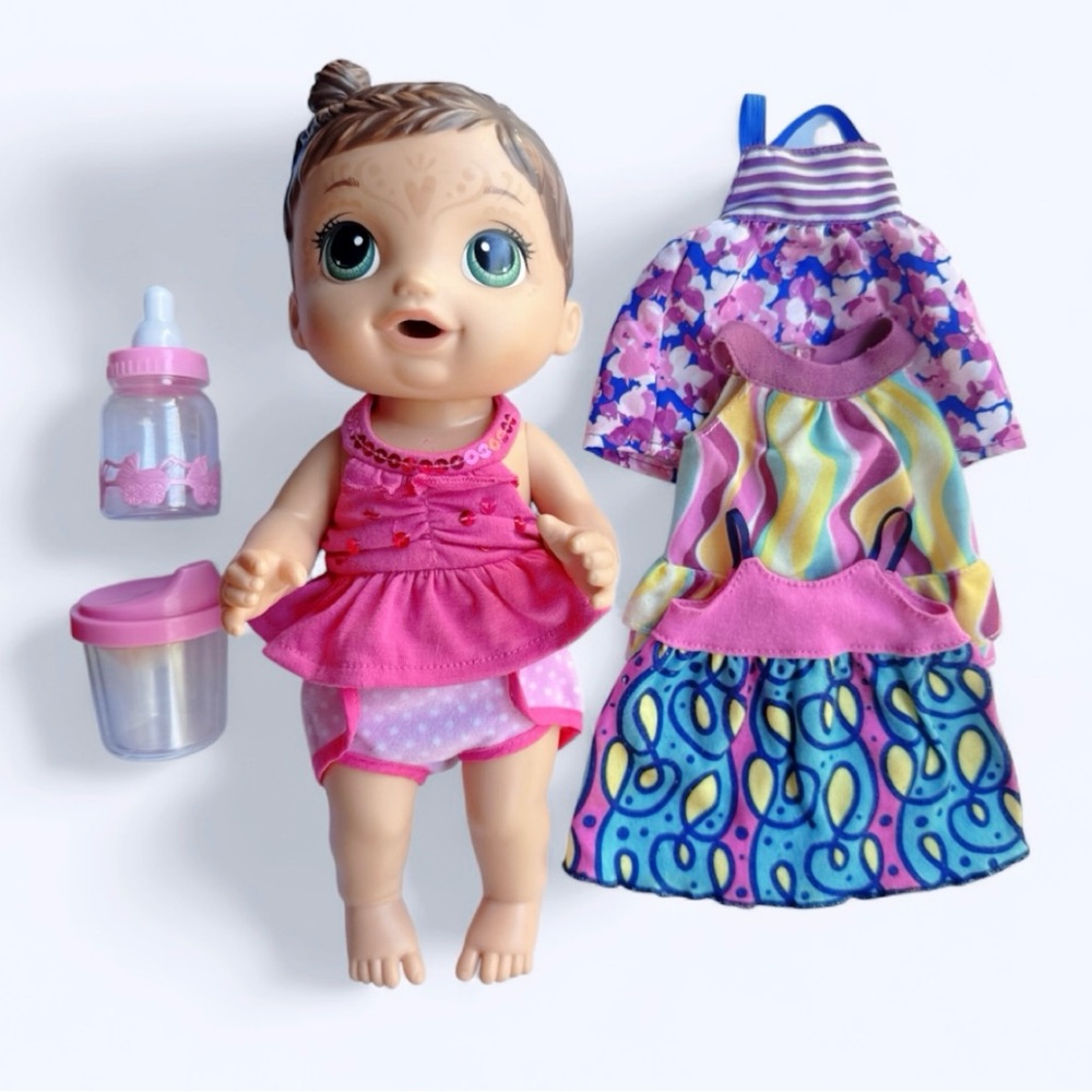 Baby Alive Face Paint Fairy Doll Play Set 12”